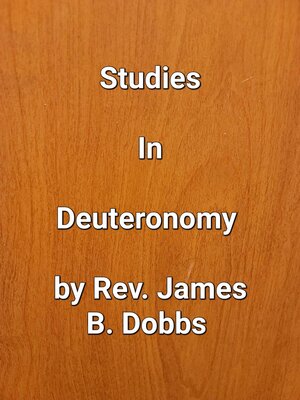 cover image of Studies In Dueteronomy